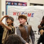 Student perform Lewis and Clark's expedition